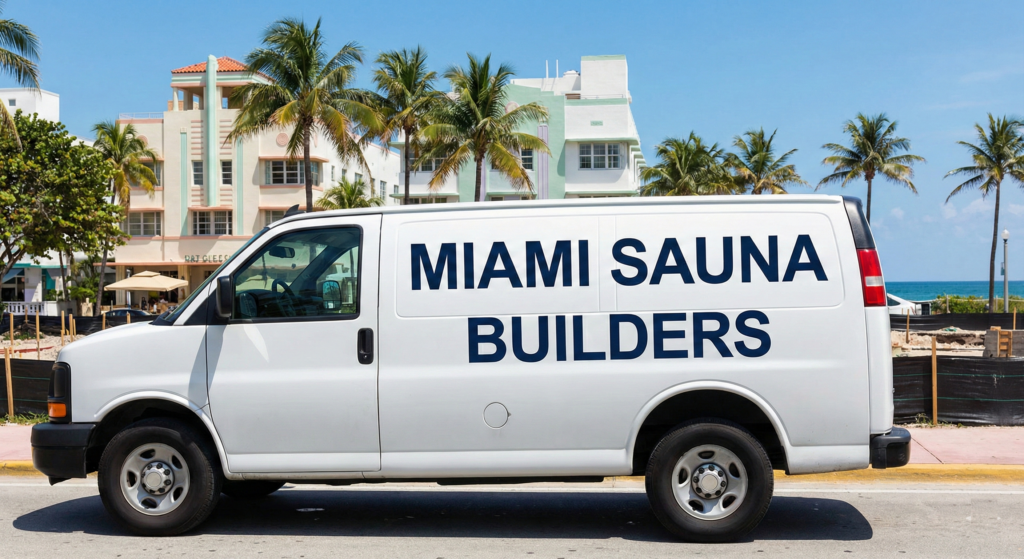 miami sauna builders cargo van