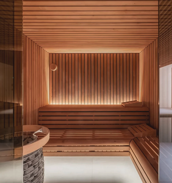 Bespoke residential sauna interior